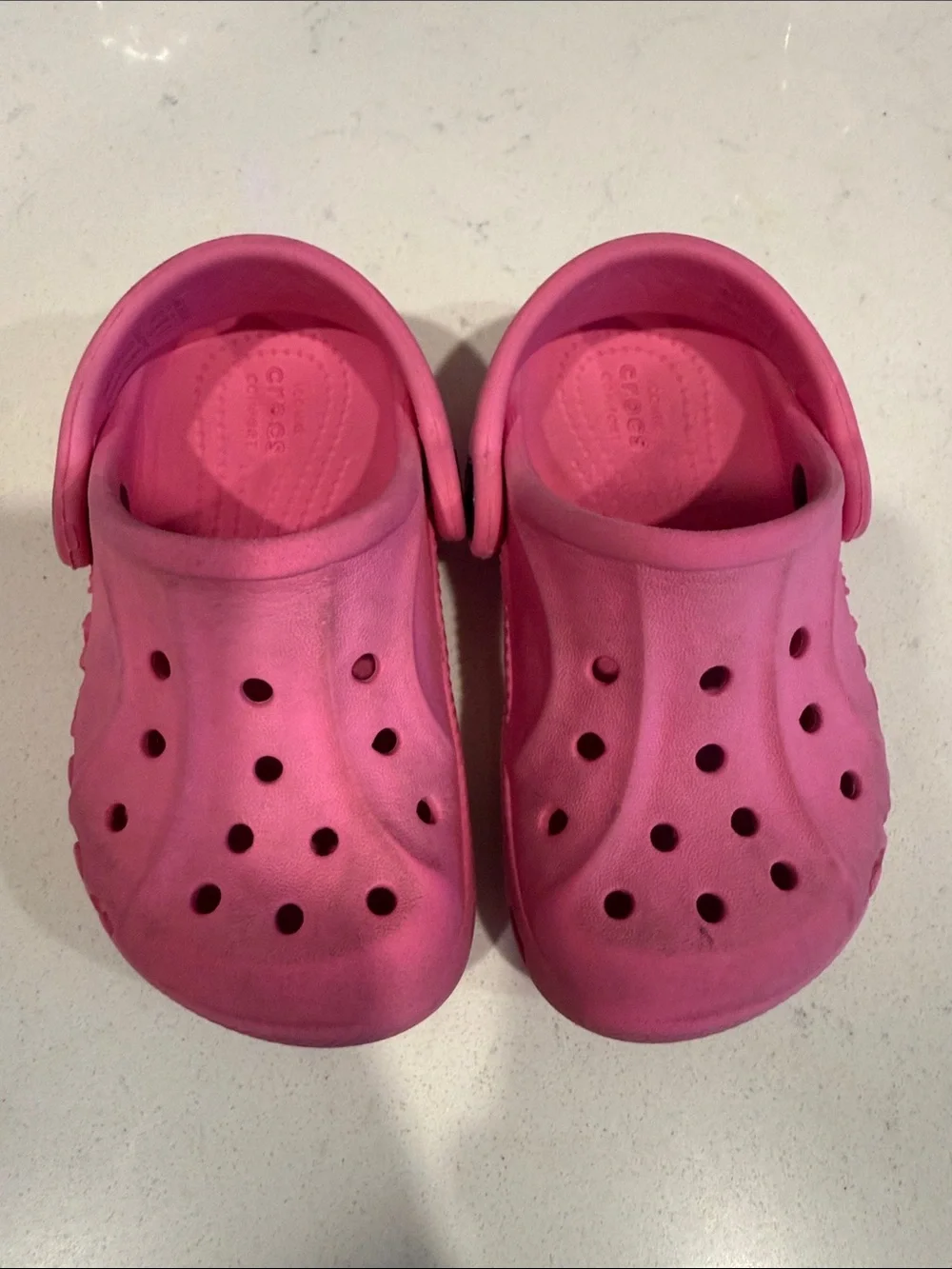 CROCS Kids Pink Classic Clog - toddler Girl Size 7